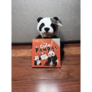 Kohl's Cares /National Geographic Kids Panda Bear 10" Plush & 5"x 7" Book